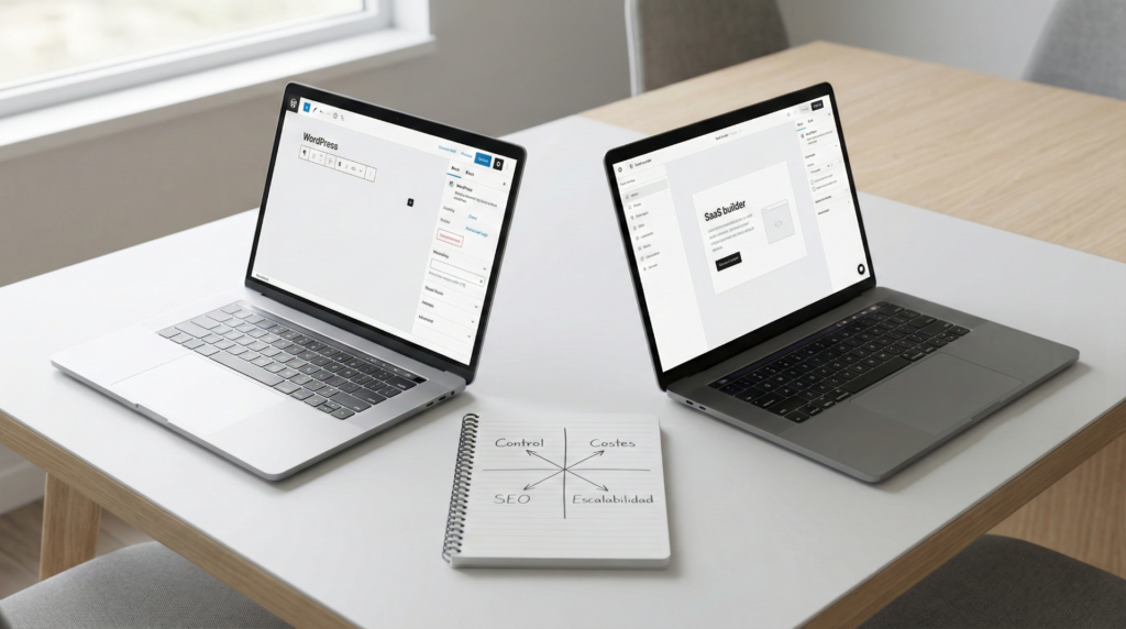 WordPress en 2026: ¿sigue siendo la mejor apuesta para tu negocio? 1 WordPress frente a plataformas SaaS: comparativa en clave empresarial