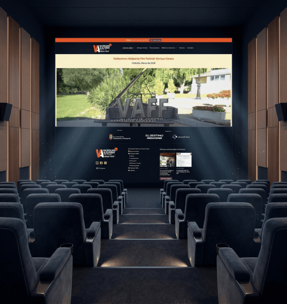 Proyección del VAFF 2026 en sala de cine