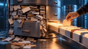 Opciones autoload de WordPress representadas como datos acumulados en una base de datos