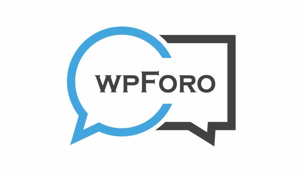Logo de wpForo. Plugin de foros para WordPress